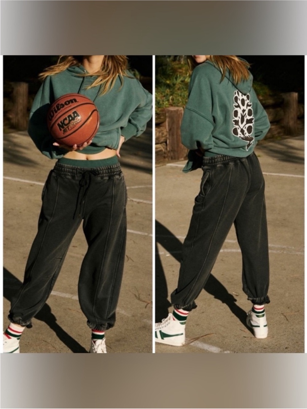 NWOT Free People FP Movement Sprint To The Finish Pants - black - Small